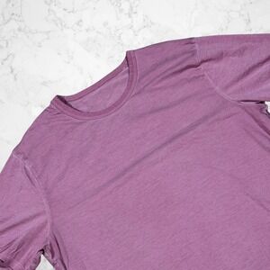 Lululemon Mens 5 Year Basic Tee Short Sleeve Crewneck T-Shirt Purple Mauve L